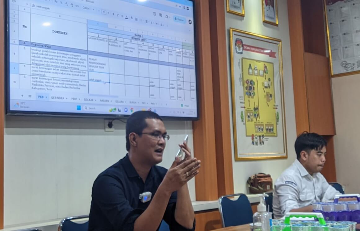 Banyak Bacaleg Masih Kurang Berkas, KPU Kota Serang Lakukan Pendalaman Hasil Verifikasi