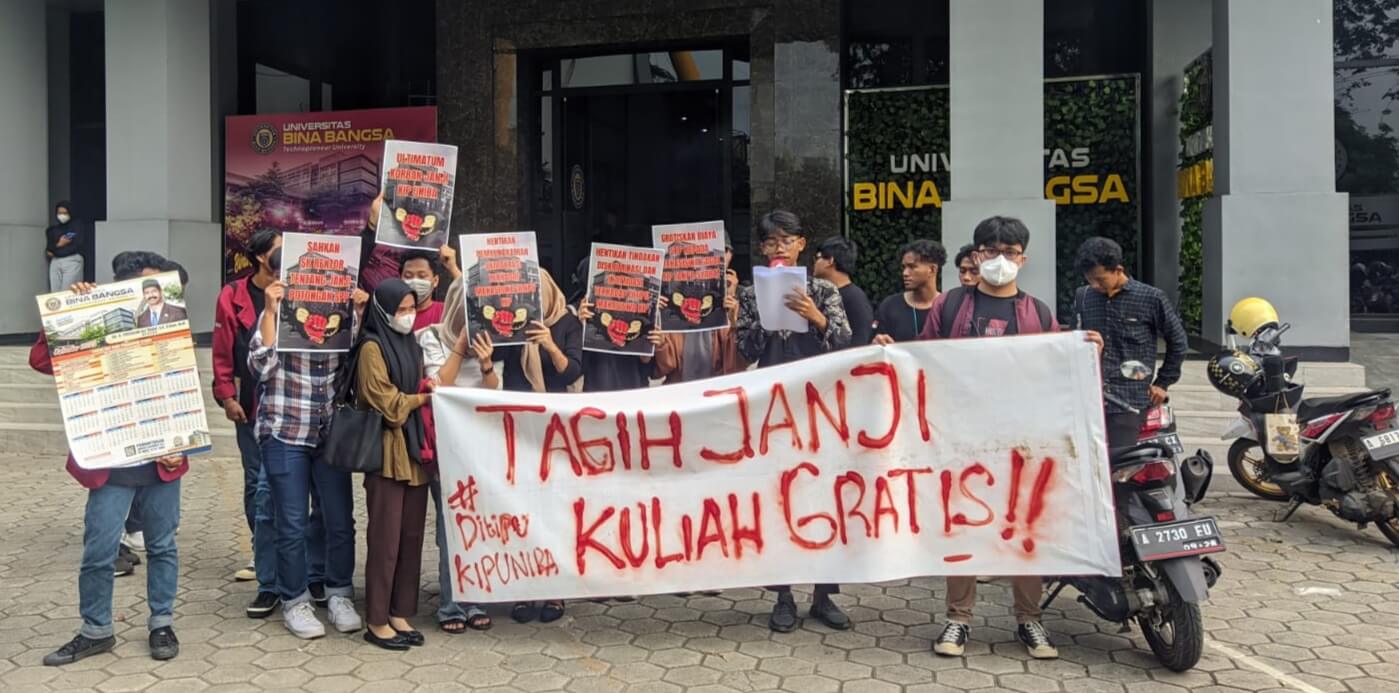 Nasib Masih Digantung, Forum Mahasiswa KIP Uniba Kembali Tagih Janji Rektorat