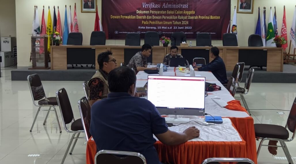 KPU Banten Selesaikan Verifikasi Administrasi, Berkas Calon DPD RI Banyak Perbaikan