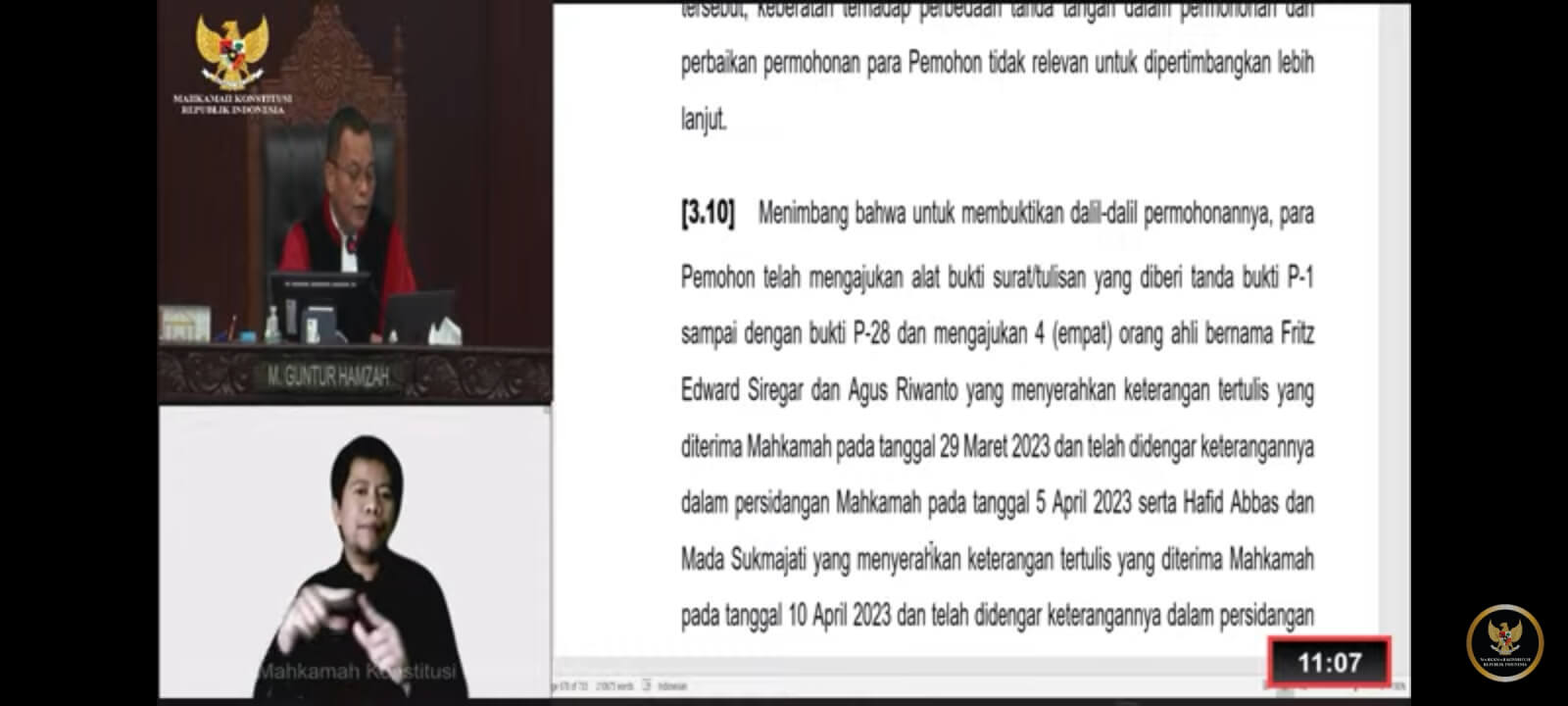 Sistem Pemilu 2024 Tetap Proporsional Terbuka