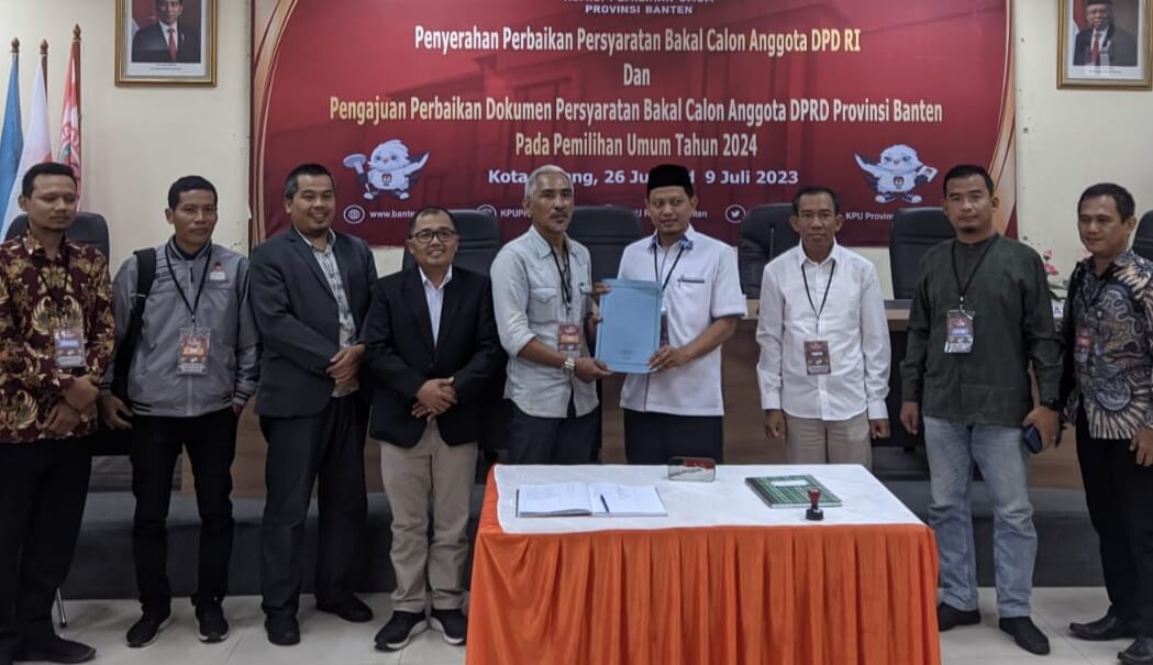 Parpol Belum Ajukan Perbaikan Dokumen Bacaleg Pemilu 2024, Bakal DPD Tersisa 6 Orang