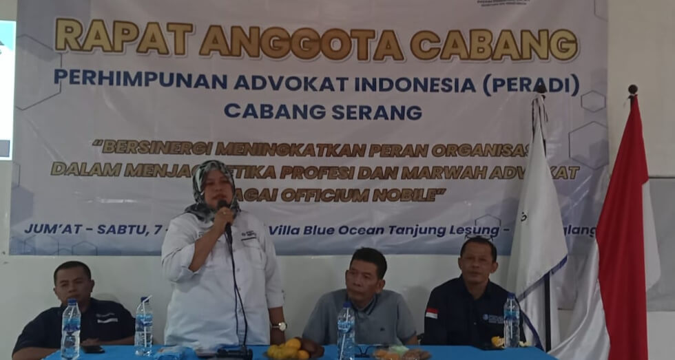 RAC Peradi Serang 2023 : Advokat akan Maju Jika Menegakkan Moralitas