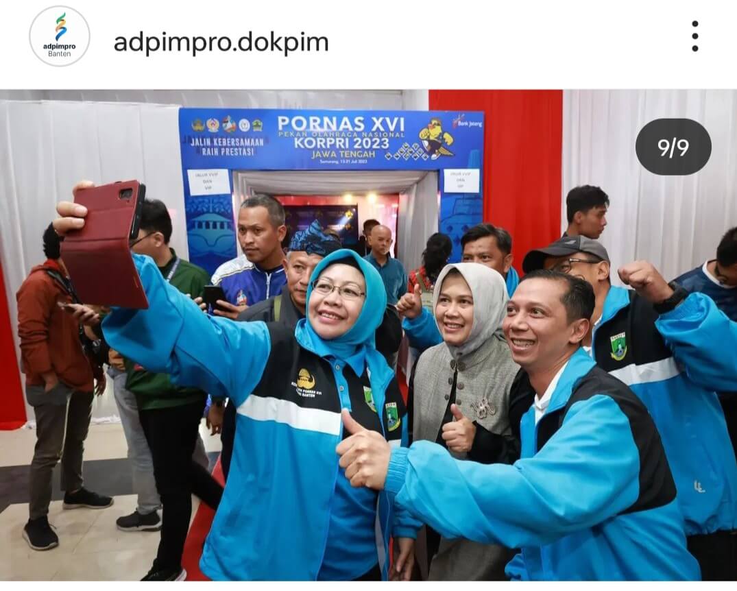 Pejabat Pemprov Banten Ramai-Ramai ke Pembukaan Pornas Korpri di Jateng