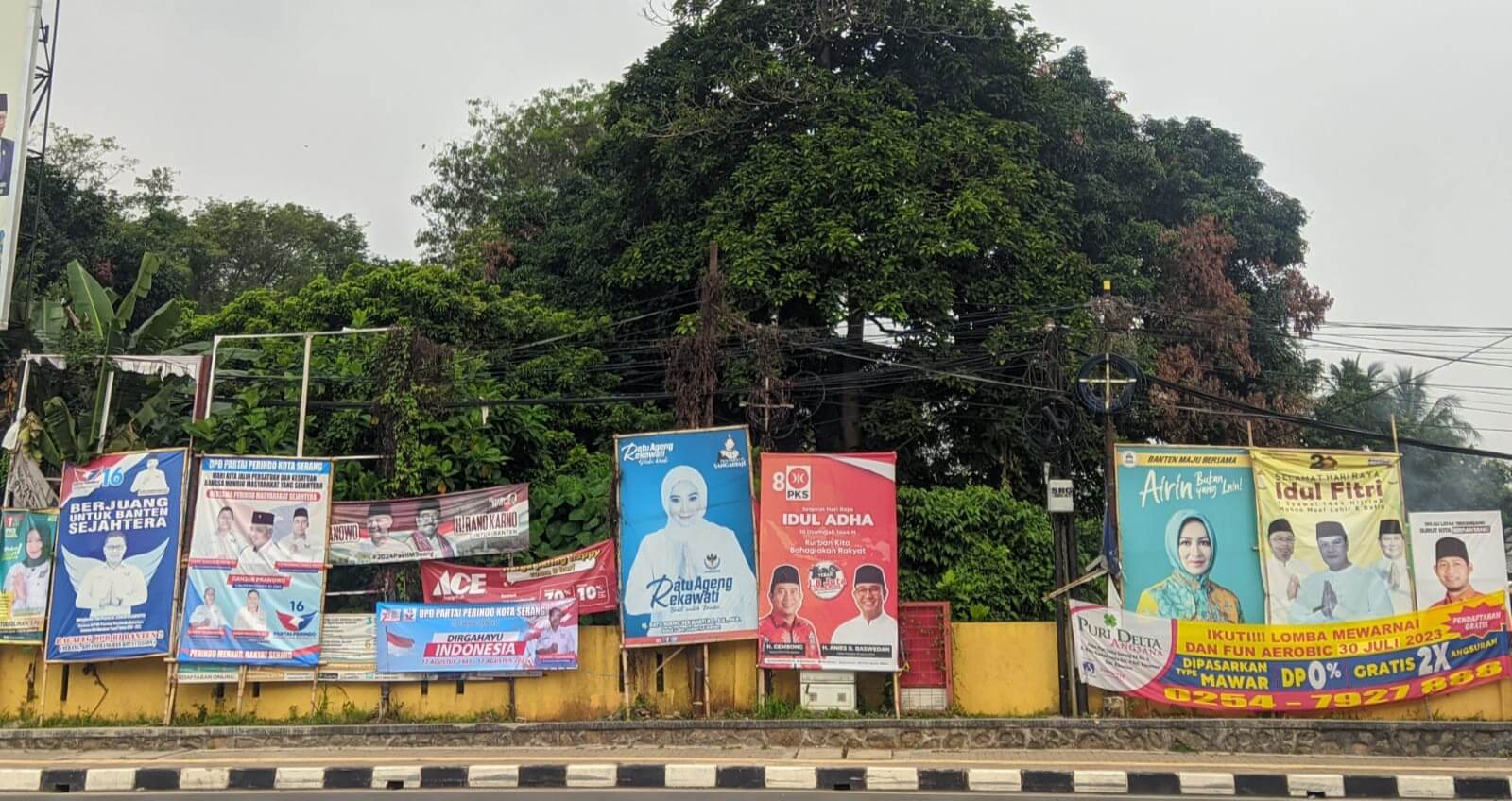 Sepanjang Juni Ada 31.289 Alat Peraga Dipasang Peserta Pemilu, Begini Warning Bawaslu Banten