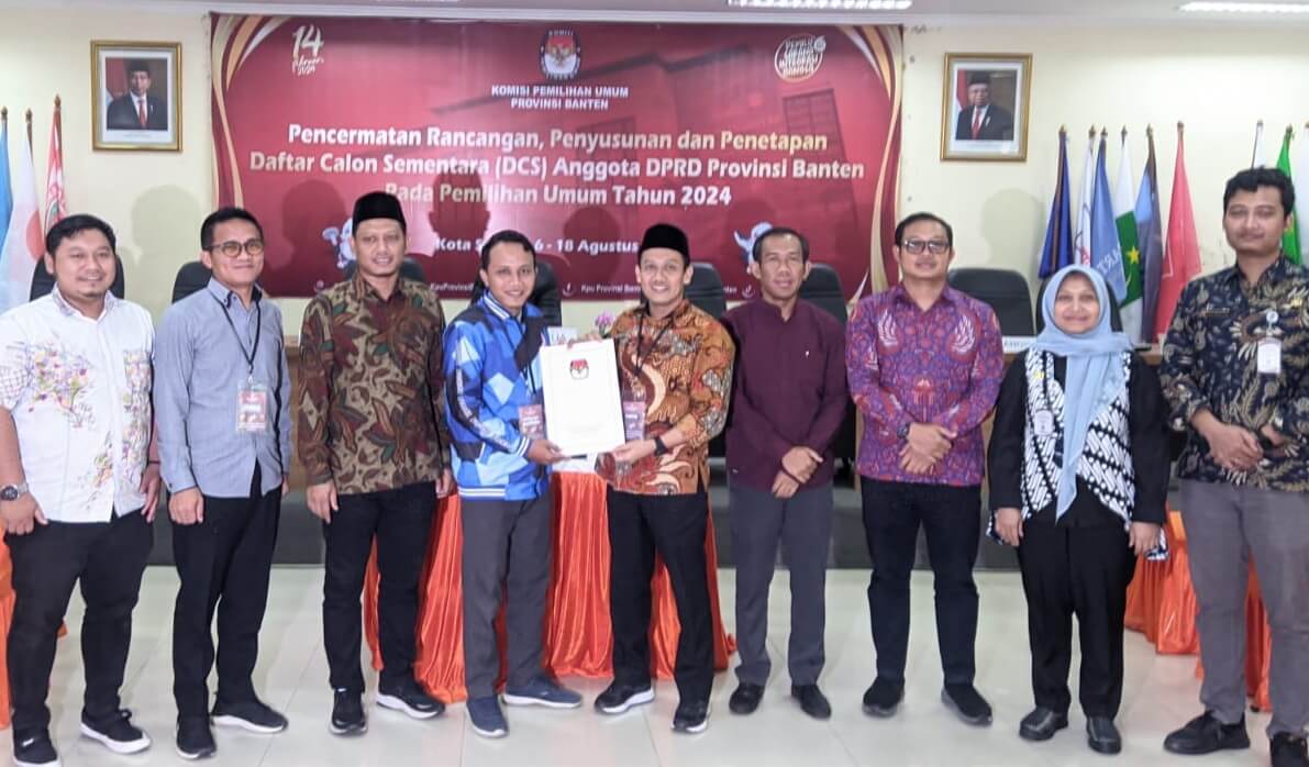 Ditutup Hari Ini, KPU Banten Beri Waktu Parpol Serahkan Rancangan DCS Sebelum Pukul 23.59 WIB