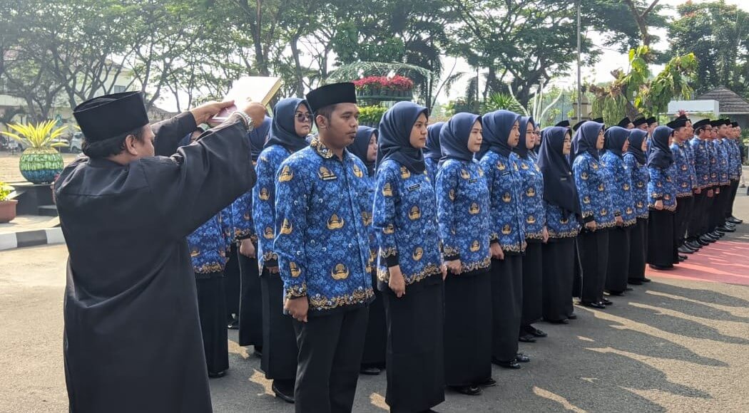 58 CPNS Kota Serang Dilantik Jadi PNS, Dituntut Netral di Pemilu