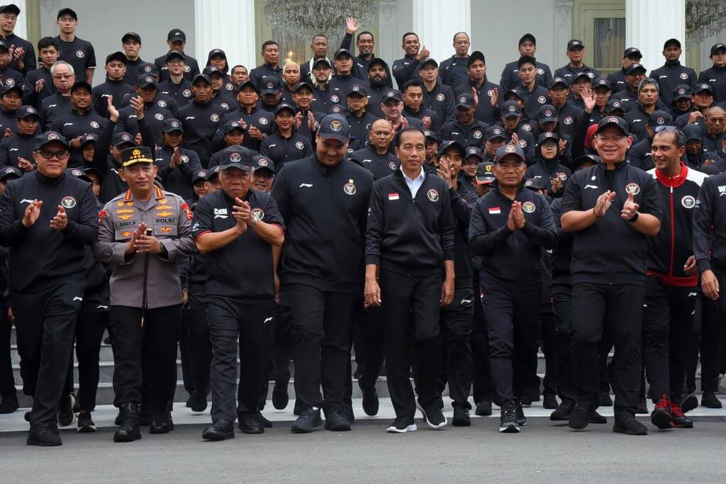 Presiden Joko Widodo Lepas Kontingen Asian Games ke Hangzhou