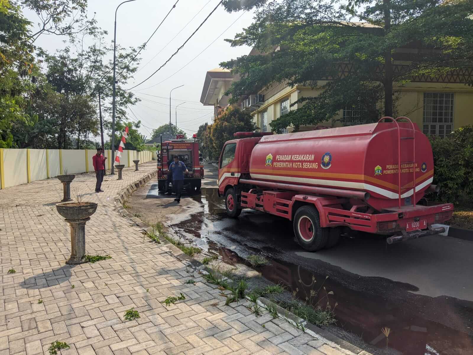 Lahan Kosong Dekat Gedung DPRD Kota Serang Terbakar, Simak Penyebabnya