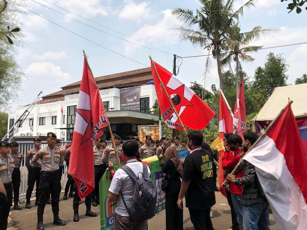 GMNI Kota Serang Desak KPU Banten Bekerja Transparan dan Umumkan Caleg Mantan Koruptor