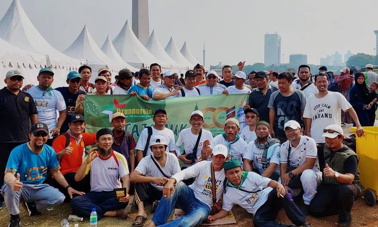 10.000 Santri Ikut Tajamu Nasional 100 Tahun Gontor di Monas, Dukung Kemerdekaan Palestina