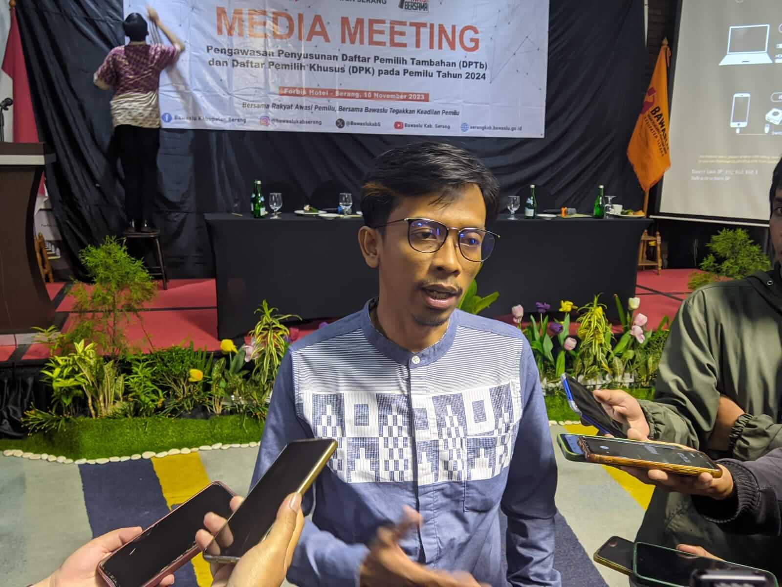 Bawaslu Kabupaten Serang Dalami Potensi Kekurangan Surat Suara Imbas Pemilih Pindah Domisili