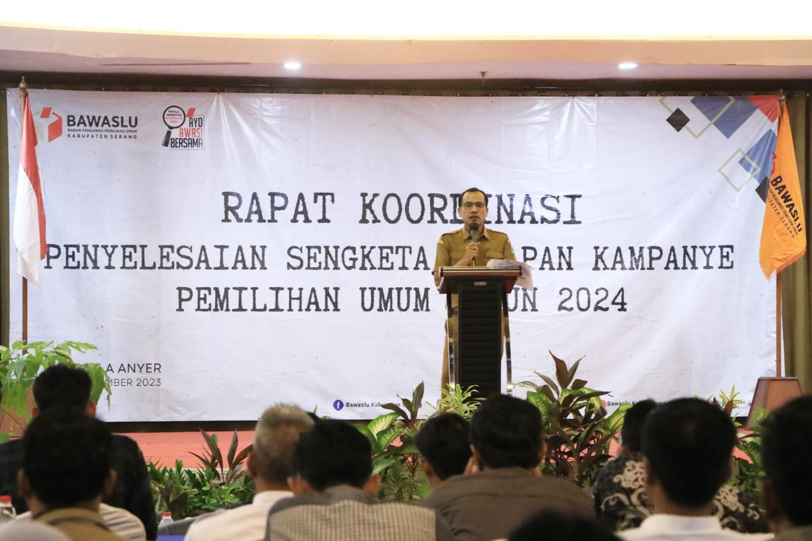 Pemkab Serang Ingin Partisipasi Pemilih Pemilu 2024 Tembus 90 Persen