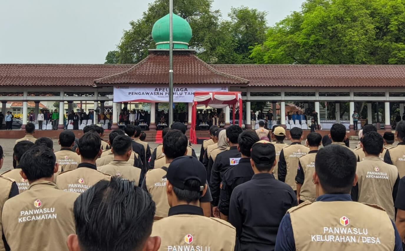 Bawaslu Pamer Pasukan, Rahmat Bagja Minta Pengawasan Ditingkatkan