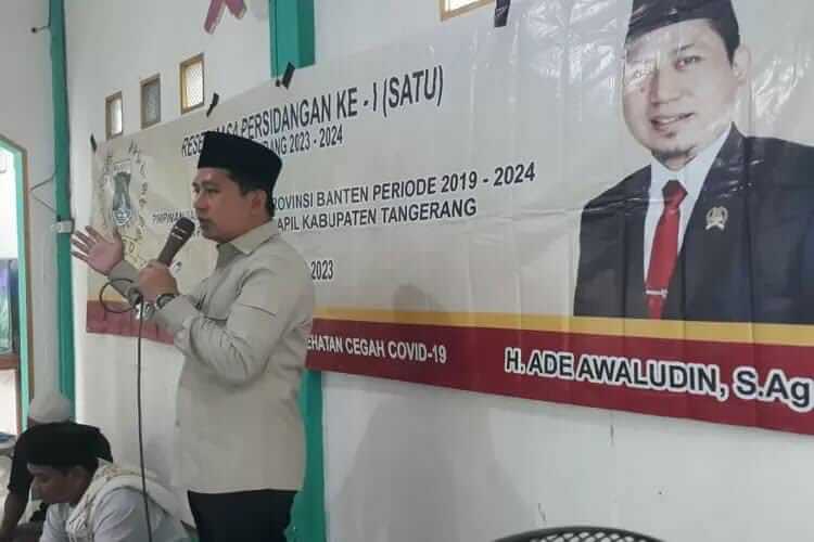 Anggota DPRD Banten Ade Awaludin Tampung Aspirasi Masyarakat Soal Jembatan Penghubung