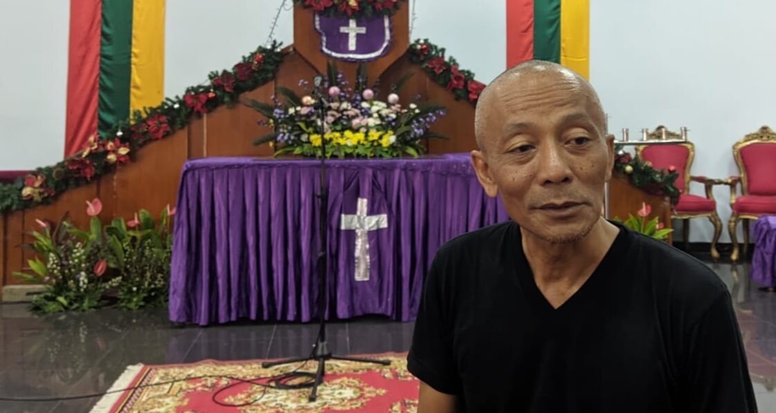 Saat Ibadah Natal 2023, Gereja HKBP Serang Anjurkan Jemaat Gunakan Masker