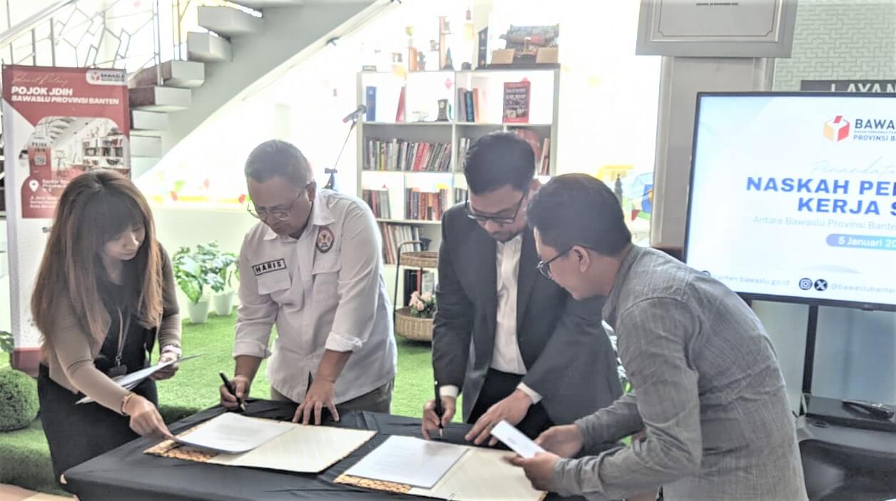 KPID Banten Mulai Turun Awasi Penyiaran Pemilu 2024, Teken Kesepakatan dengan Bawaslu