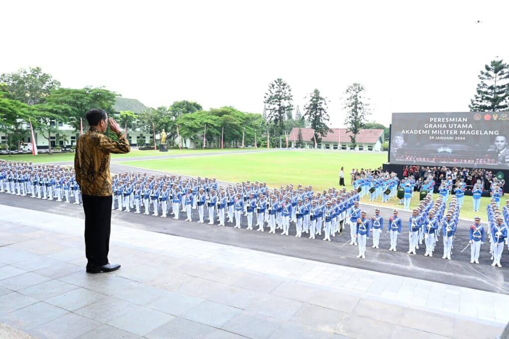 Graha Utama Akademi Militer Magelang Diresmikan Presiden Jokowi