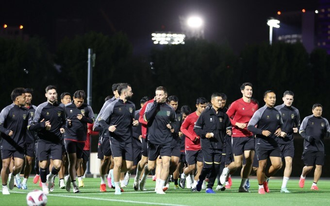 Timnas Langsung Latihan di Qatar