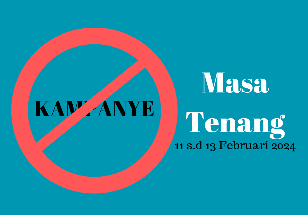 Masuk Masa Tenang, Ini Larangan Bagi Peserta Pemilu 2024