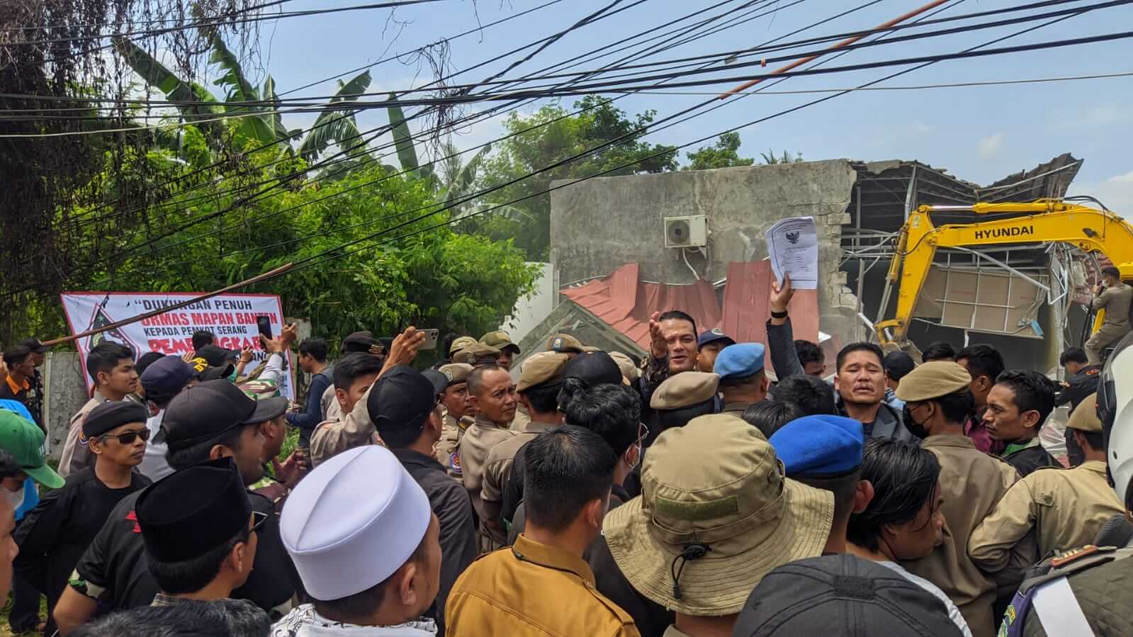 Bongkar Lagi Tempat Hiburan, Pemkot Serang Dapat Perlawanan