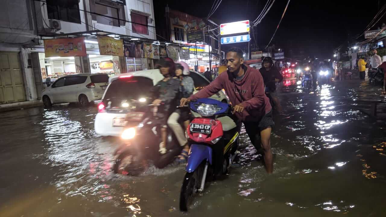 Ruas Jalan Trip Jamaksari Kota Serang Langganan Banjir, Ini Penyebabnya