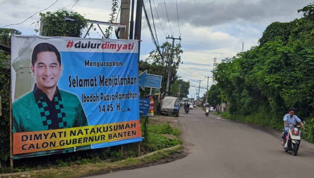 Gagal Jadi Anggota DPR RI, Baliho Dimyati Natakusumah Mau Jadi Calon Gubernu Banten Bertebaran