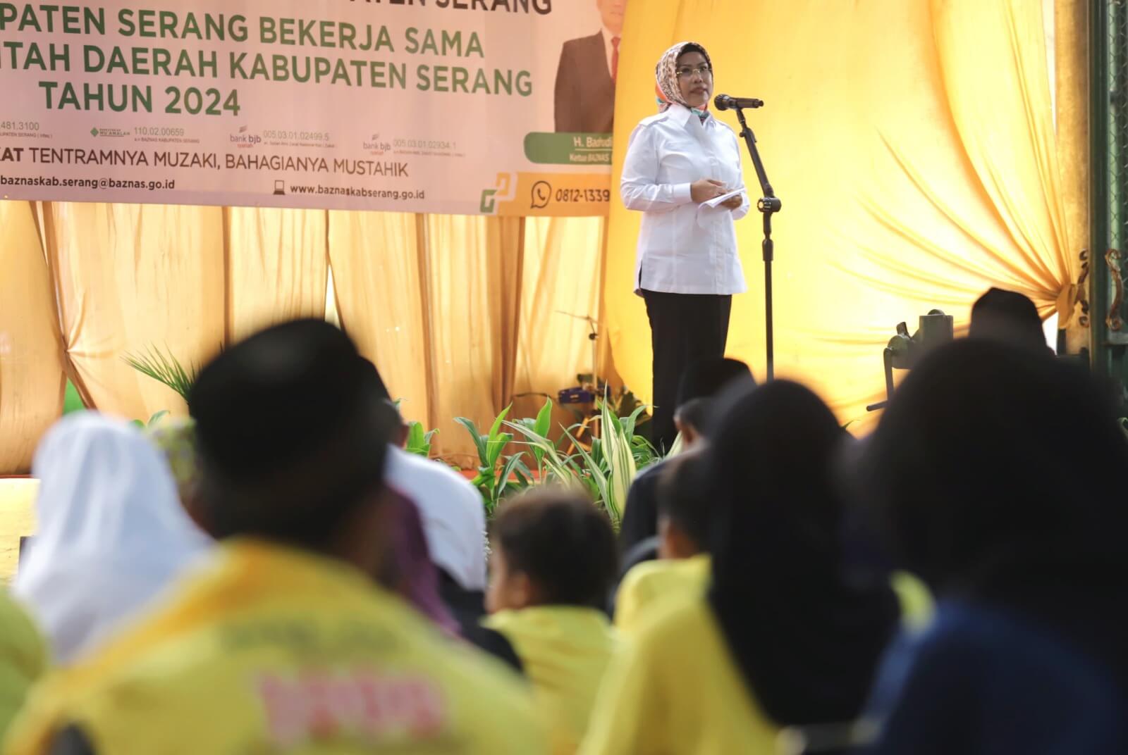 Baznas Kabupaten Serang Salurkan Santunan Seribu Anak Yatim