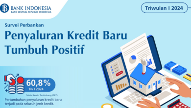 Survei Bank Indonesia Klaim Penyaluran Kredit Baru Triwulan I 2024 Tumbuh Positif