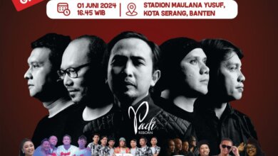 Padi Reborn Konser di Peluncuran Maskot dan Jingle Pilgub Banten 2024