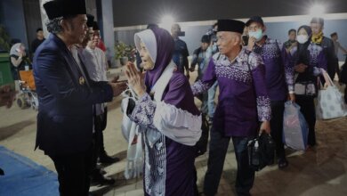 Jamaah Haji Kloter 02 asal Banten , Tiba di Tanah Air