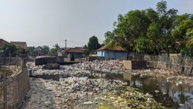 Sungai Peng Tertutup Sampah, Kepala DLH Kabupaten Serang: Mau Dibuang Kemana?