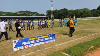 Cetak Bibit Unggul, Turnamen Sepakbola Piala Walikota Serang Resmi Dimulai