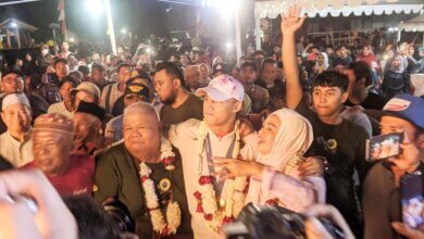 Ribuan Warga Kota Serang Sambut Kedatangan Rizky Juniansyah Peraih Medali Emas Olimpiade Paris 2024