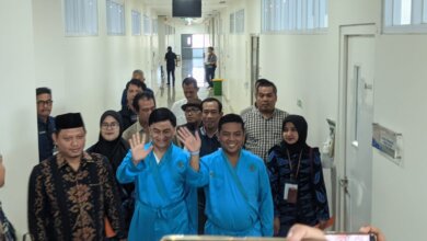 Giliran Pasangan Andra-Dimyati Cek Kesehayan di RSUD Banten