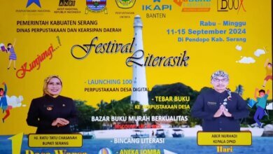 Festival Literasik di Hari Kunjung Perpustakaan Garapan DPKD Kabupaten Serang