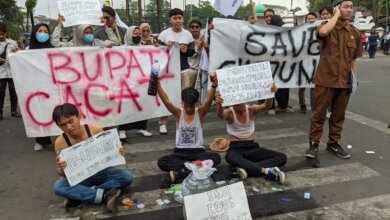 Mahasiswa Tuntut Perhatian Bupati Serang atas Pencemaran Sungai Ciujung