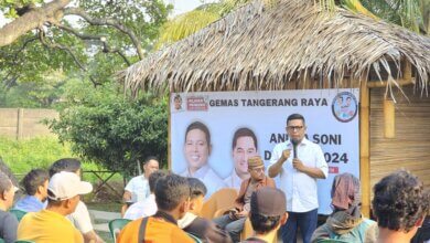 Anak Muda di Tangerang Raya Jadi Garda Depan Sosialisasikan Program Sekolah Gratis yang Digagas Andra Soni