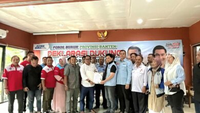 Poros Buruh Banten Merapat ke Andra Soni-Dimyati