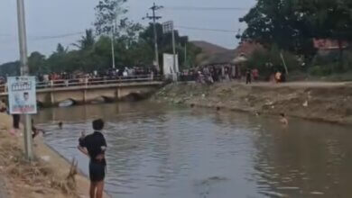 Terpeleset, Dua Bocah Tenggelam di Sungai Nambo Ciruas Serang