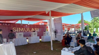 Simulasi Pemungutan Suara Pilkada 2024 di Lebak Banten, Pemilih Butuh 2 Menit di Bilik Suara