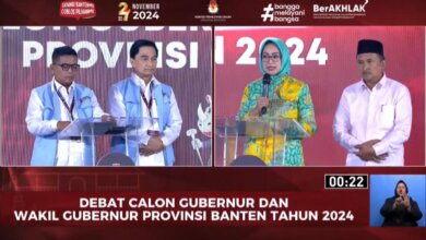 Debat Ketiga Pilgub Banten Digelar Besok, Angkat Tema Sinergi Pembangunan