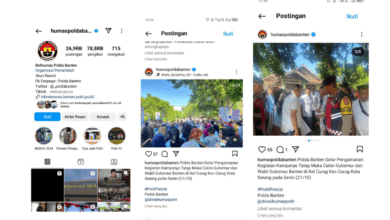 Akun Medsos Polda Banten Posting Kegiatan Kampanye Andra-Dimyati, Setelah Tuai Kritik Langsung Dihapus