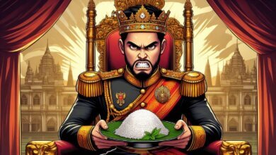 Berbagi Nasi Demokrasi, Si Miskin Sebutir Saja