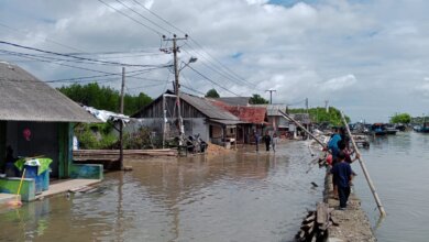 Kampung Karang Mulya Kasemen Kota Serang Dilanda Banjir Rob