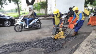 Perjaka Gesit, Perbaikan Jalan Rusak Sehari Jadi ala Pemkot Tangerang