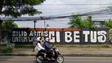 Mural Solidaritas Warga Cibetus Hiasi Kota Serang