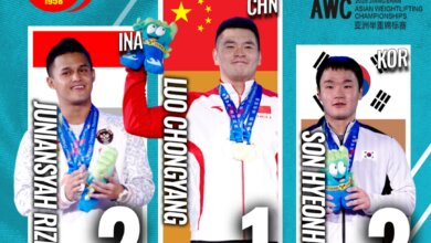 Rizki Sumbang Medali untuk Indonesia Di Kejuaraan Angkat Besi Asia