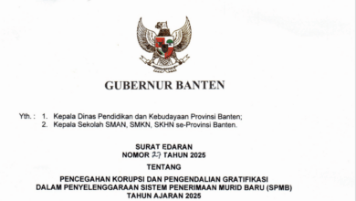 SPMB Rawan Praktik Koruptif, Gubernur Banten Cuma Beri Imbauan