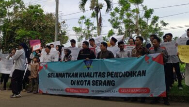 Pengelola SMP Swasta di Kota Serang Protes Kebijakan Walikota Tambah Rombel SMP Negeri