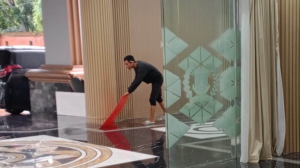 Diguyur Hujan, ‎Gedung DPRD Banten Bocor